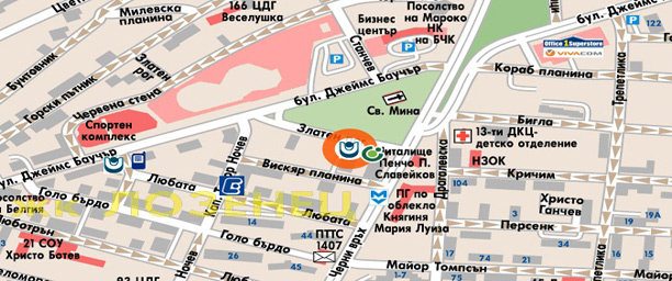 Novo Nordisk Bulgaria map location
